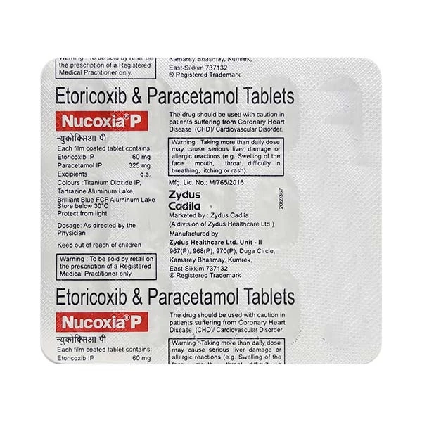 Nucoxia P Tablet  - Prescription Required