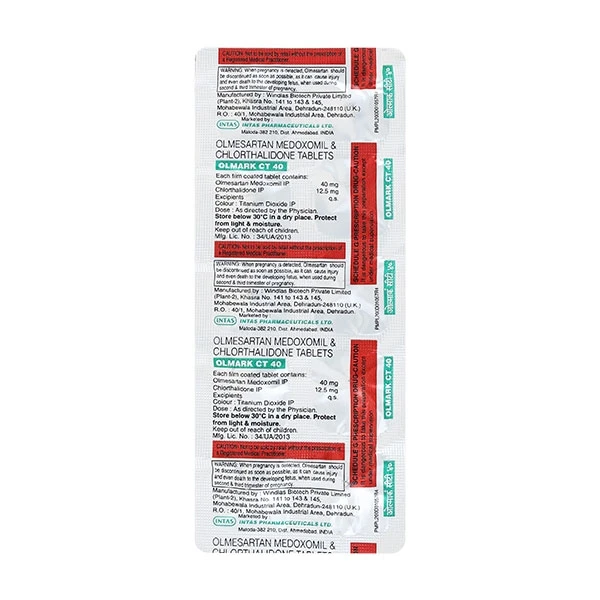 Olmark CT 40 Tablet  - Prescription Required