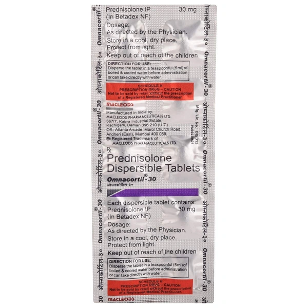 Omnacortil 30 Tablet  - Prescription Required