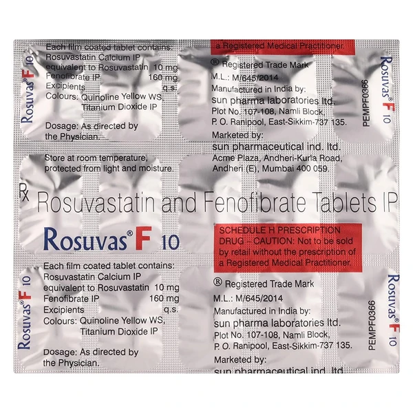 ROSUVAS F 10MG 1*10