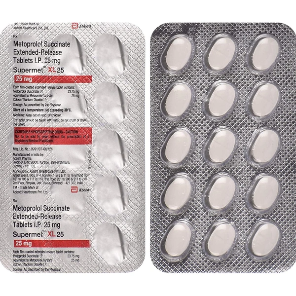 SUPERMET XL 25MG TAB 1*15