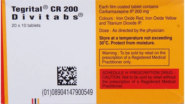 TEGRITAL CR 200MG TAB 1*10