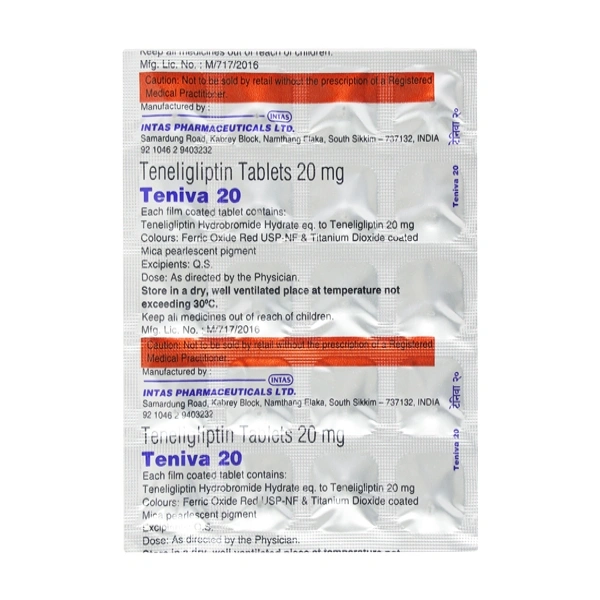 TENIVA 20MG 1*20