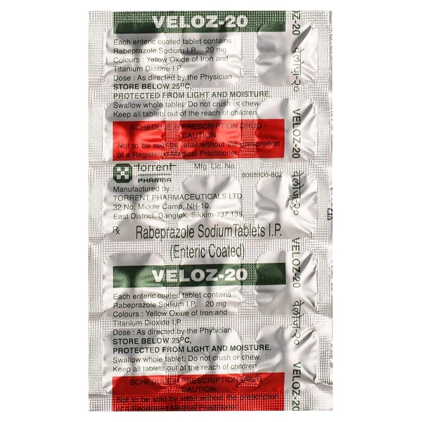 VELOZ 20 TAB 15T 1*15