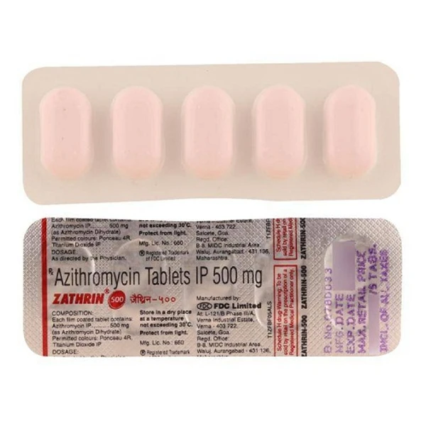 ZATHRIN 500MG TAB 1*5