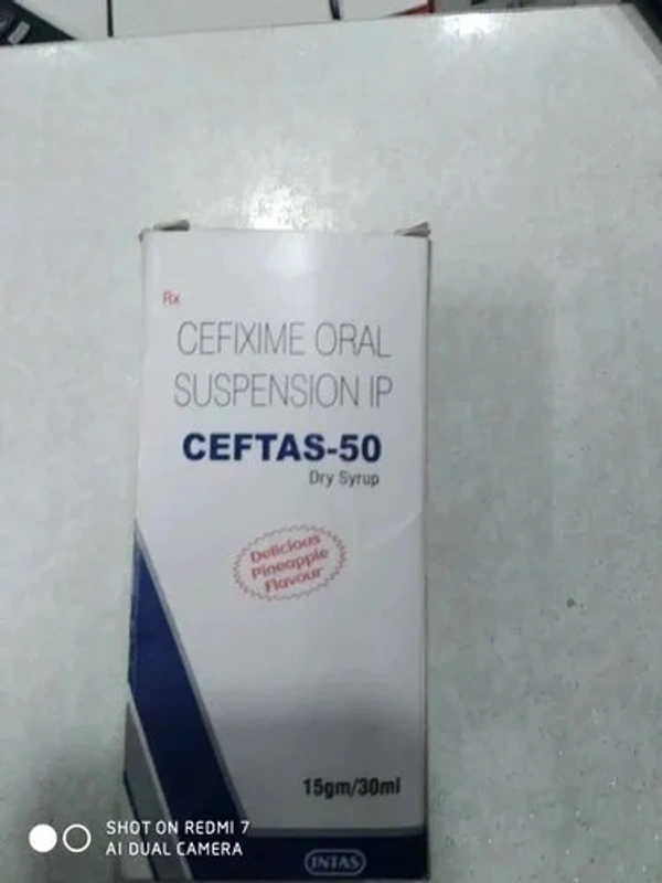 Ceftas 50mg Dry Syrup  - Prescription Required