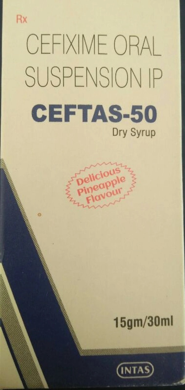 Ceftas 50mg Dry Syrup  - Prescription Required