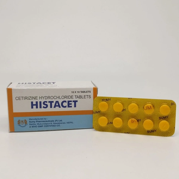 Histacet 10mg Tablet  - Prescription Required