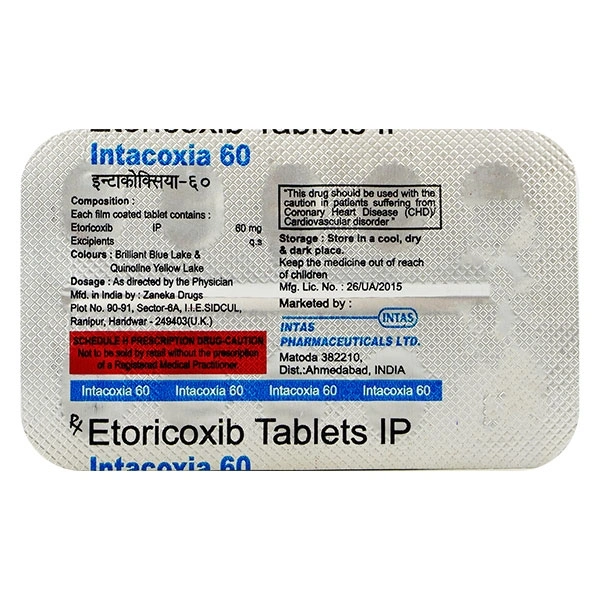 Intacoxia 60mg Tablet  - 