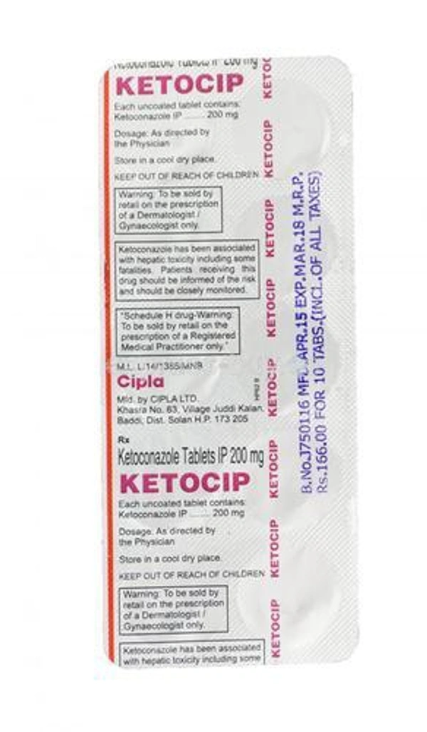 Ketocip Tablet  - Prescription Required