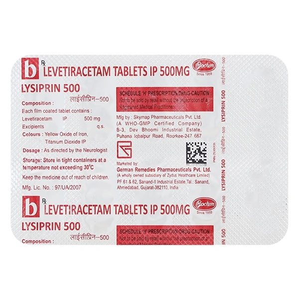 Lysiprin 500 Tablet  - 