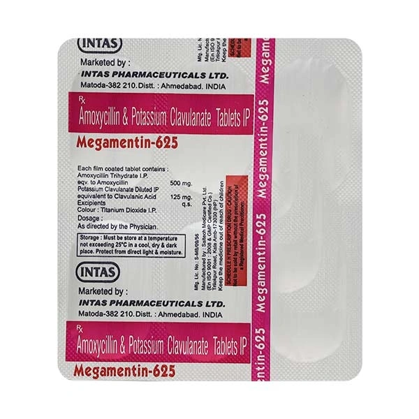 Megamentin 625 Tablet  - Prescription Required