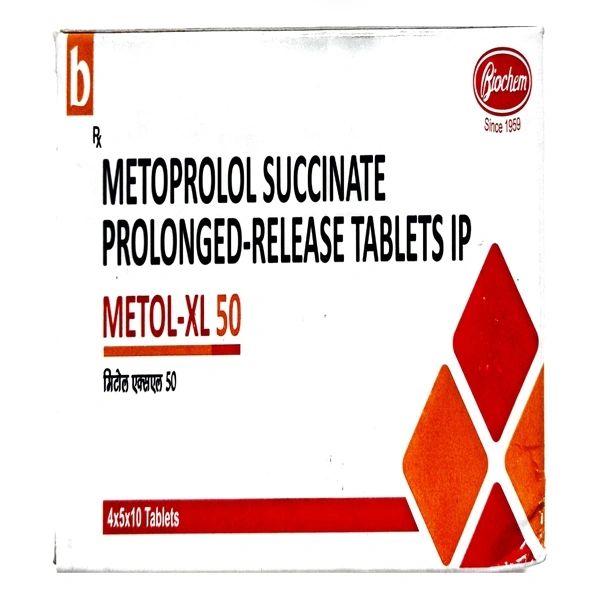 Metol XL 50 Tablet  - Prescription Required