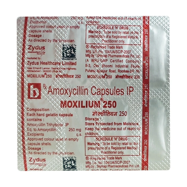 Moxilium 250mg Tablet  - Prescription Required