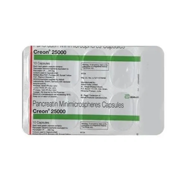 Creon 25000 Capsule  - Prescription Required