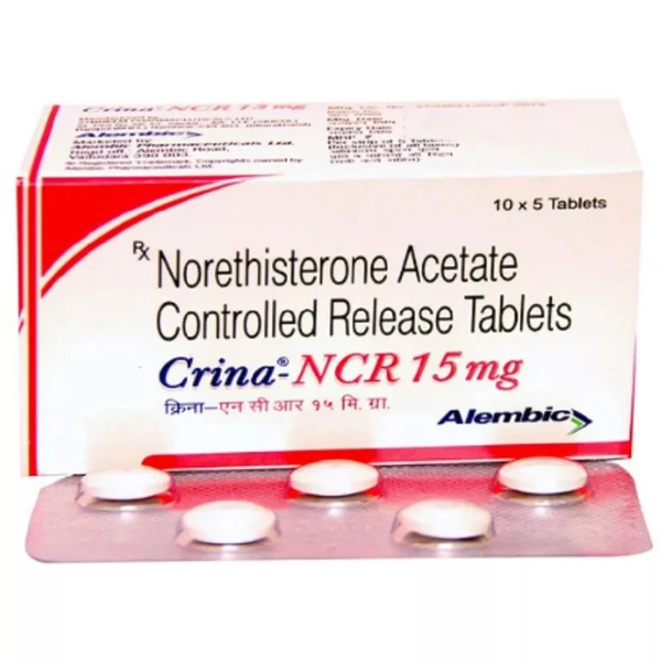 Crina-NCR 15mg Tablet  - Prescription Required