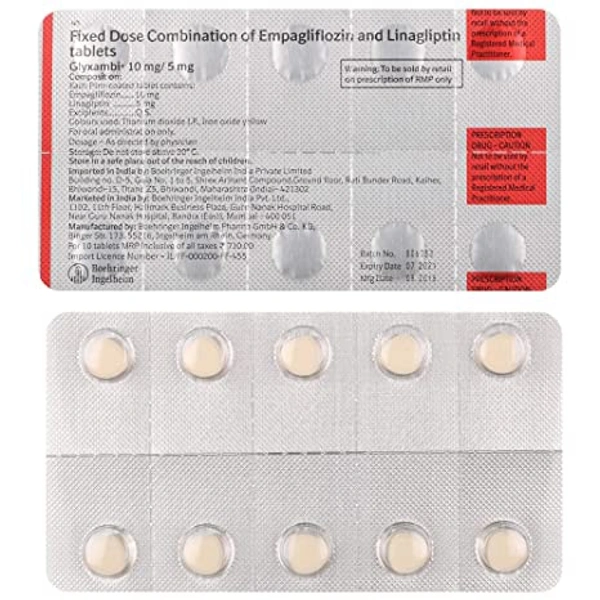 Glyxambi 10mg/5mg Tablet  - Prescription Required