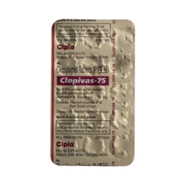 Clopivas 75 Tablet  - Prescription Required