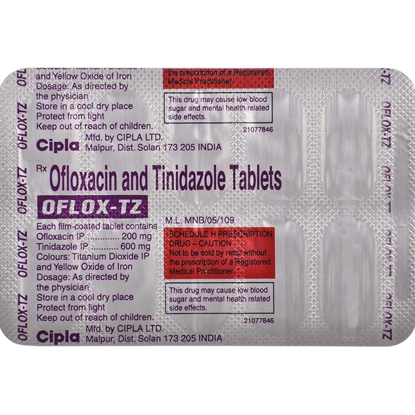 Oflox TZ Tablet  - Prescription Required