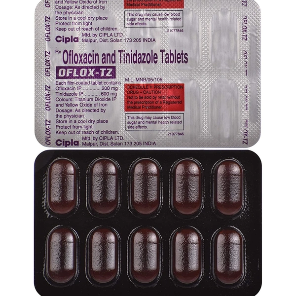 Oflox TZ Tablet  - Prescription Required