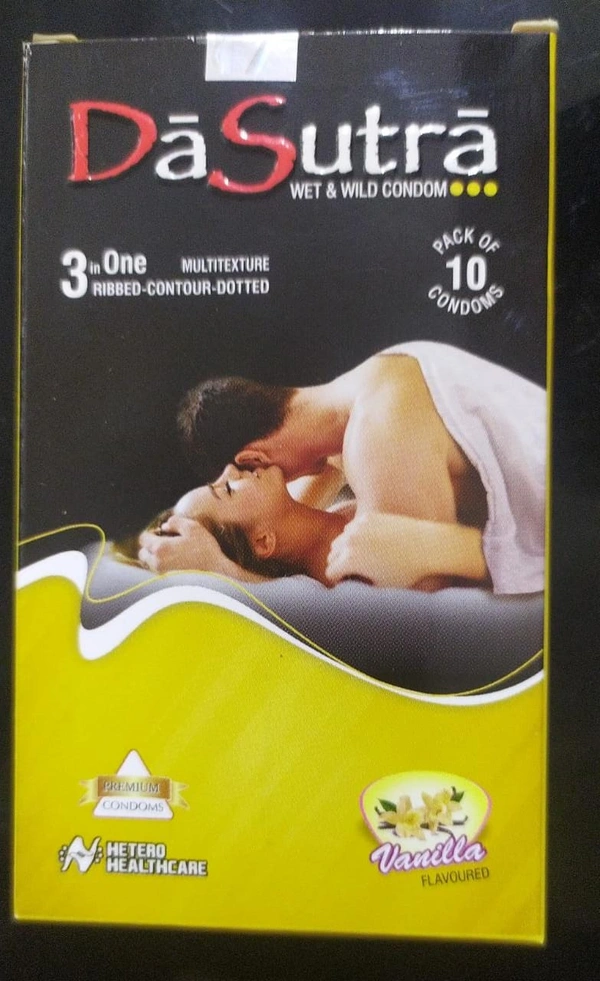 Da Sutra Wet & Wild Condom Vanilla Flavour 