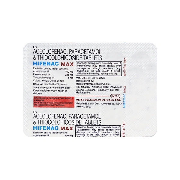 Hifenac Max Tablet  - Prescription Required