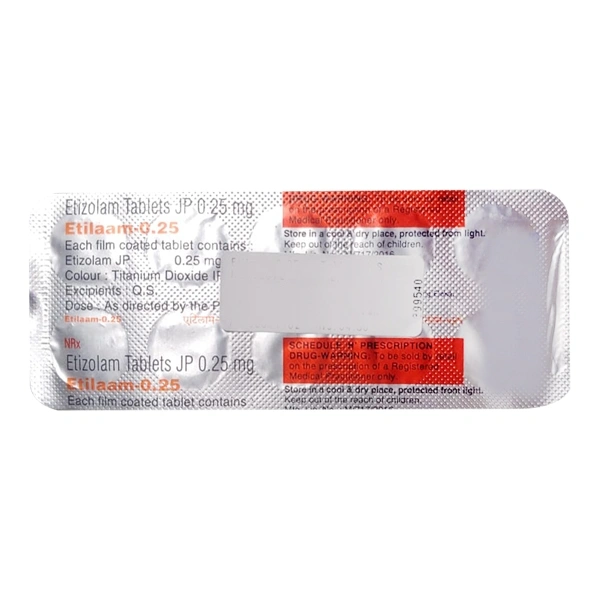 Etilaam 0.25 Tablet  - Prescription Required