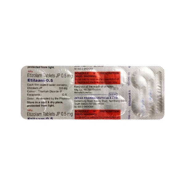 Etilaam 0.5 Tablet  - Prescription Required