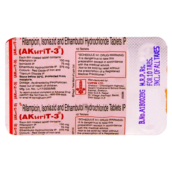 Akurit-3 Tablet - Prescription Required