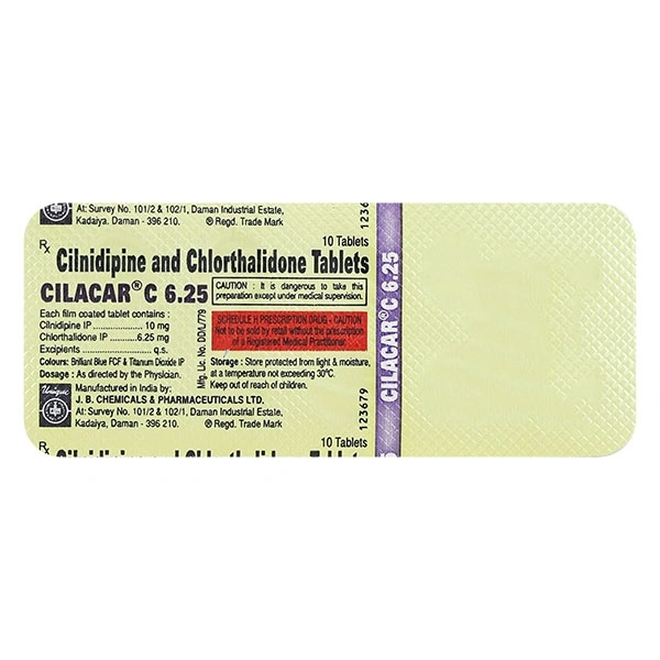 Cilacar C 6.25  Tablet  - Prescription Required