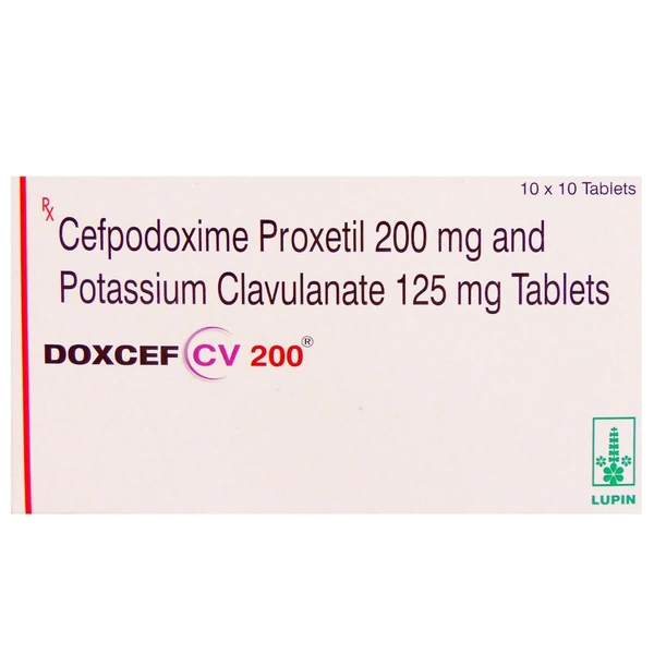 Doxcef CV 200 Tablet  - Prescription Required