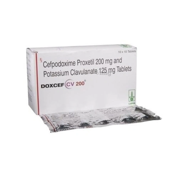 Doxcef CV 200 Tablet  - Prescription Required