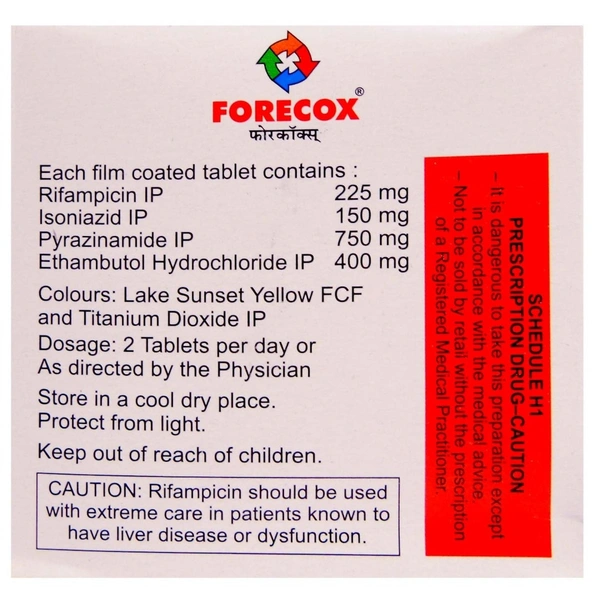 Forecox  Tablet  - Prescription Required