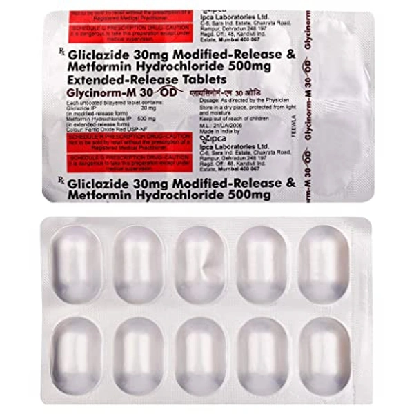 Glycinorm-M 30 OD Tablet  - Prescription Required