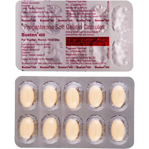 SUSTEN 400MG 1*10