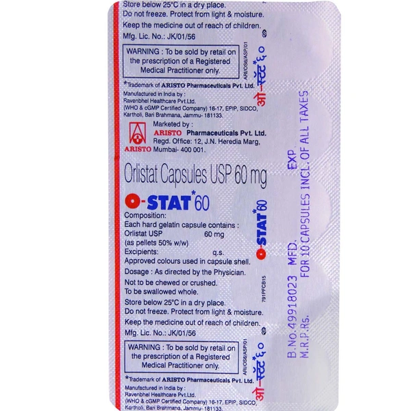 O-Stat 60 Capsule  - Prescription Required