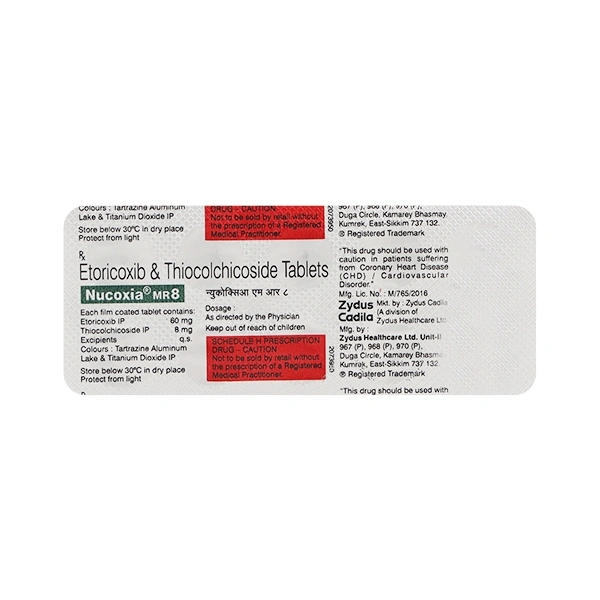 Nucoxia MR 8 Tablet  - Prescription Required