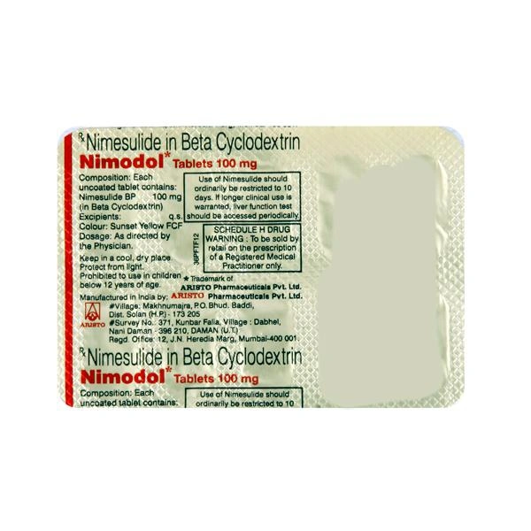 Nimodol 100mg Tablet  - Prescription Required