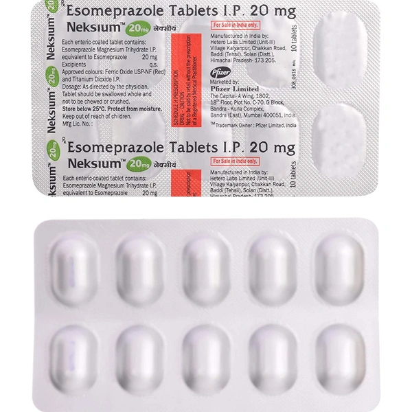 Neksium 20 Tablet  - Prescription Required