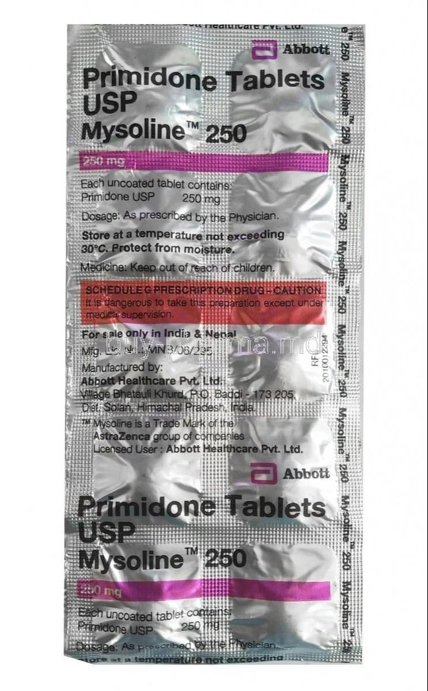 Mysoline 250 Tablet  - Prescription Required