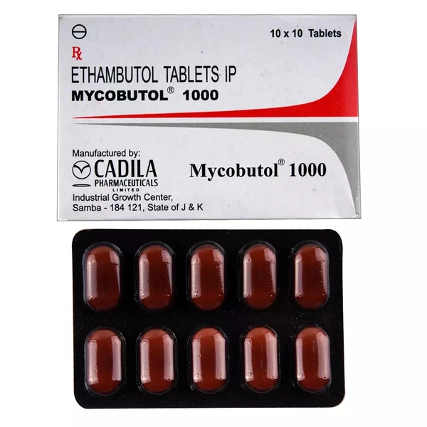 Mycobutol 1000 Tablet  - Prescription Required