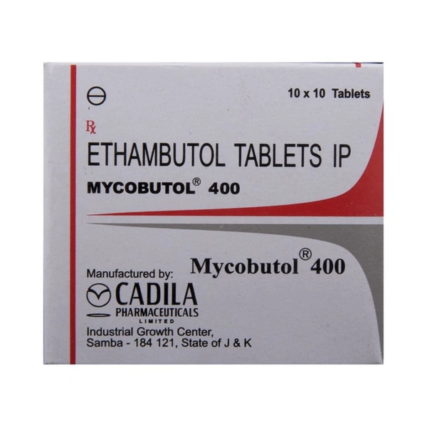 Mycobutol 400 Tablet  - Prescription Required