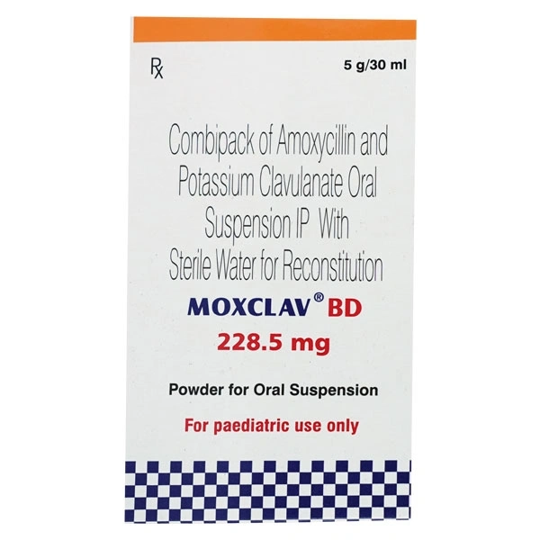 Moxclav BD 228.5mg Powder for Oral Suspension  - Prescription Required