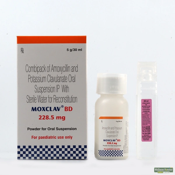 Moxclav BD 228.5mg Powder for Oral Suspension  - Prescription Required