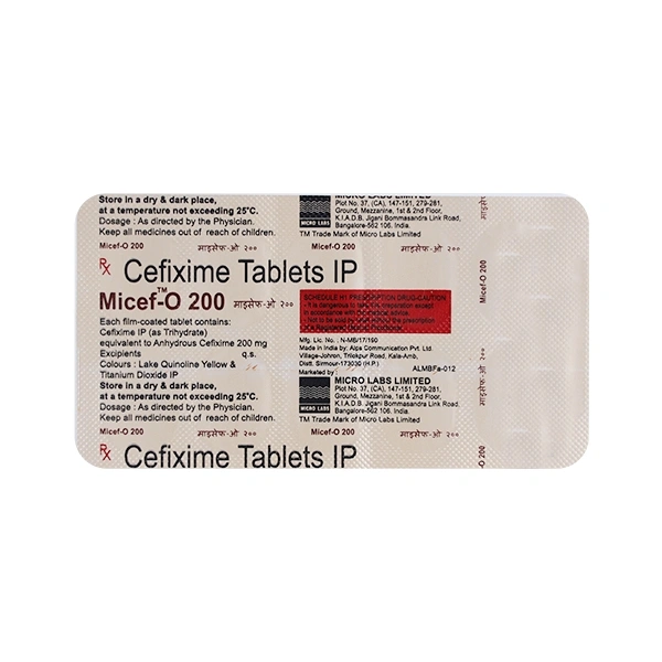 Micef-O 200 Tablet  - Prescription Required