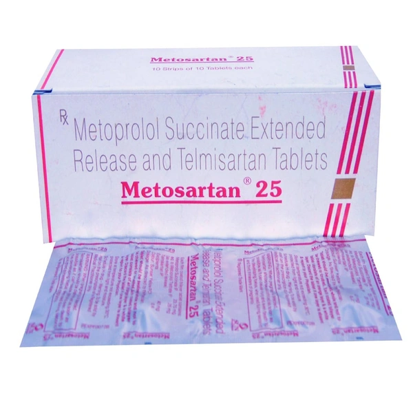 Metosartan 25 Tablet  - 