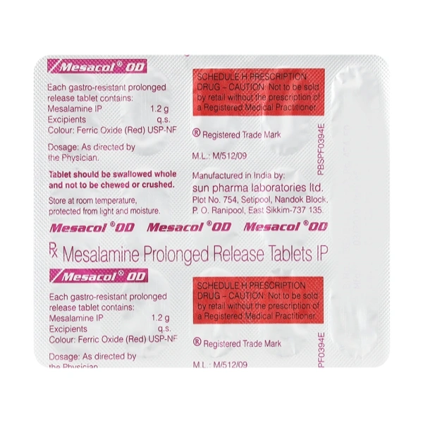 Mesacol OD Tablet  - Prescription Required