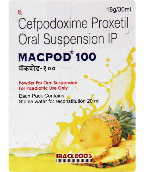 Macpod 100 Powder For Oral  Suspension  - Prescription Required