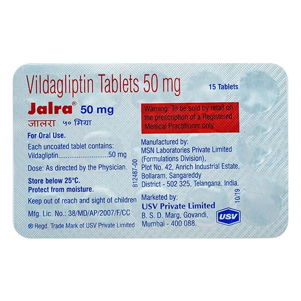 Jalra 50mg Tablet  - Prescription Required