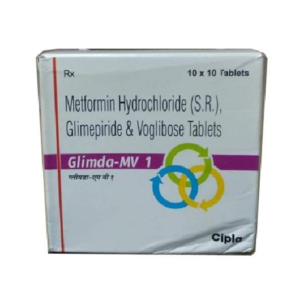 Glimda-MV 1 Tablet  - Prescription Required